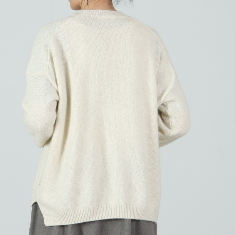 evameva (エヴァムエヴァ) wool fox pullover / ウールフォックスプル