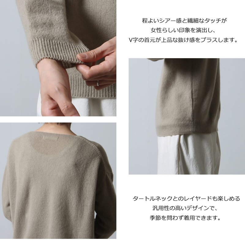 evameva(२) cashmere pullover