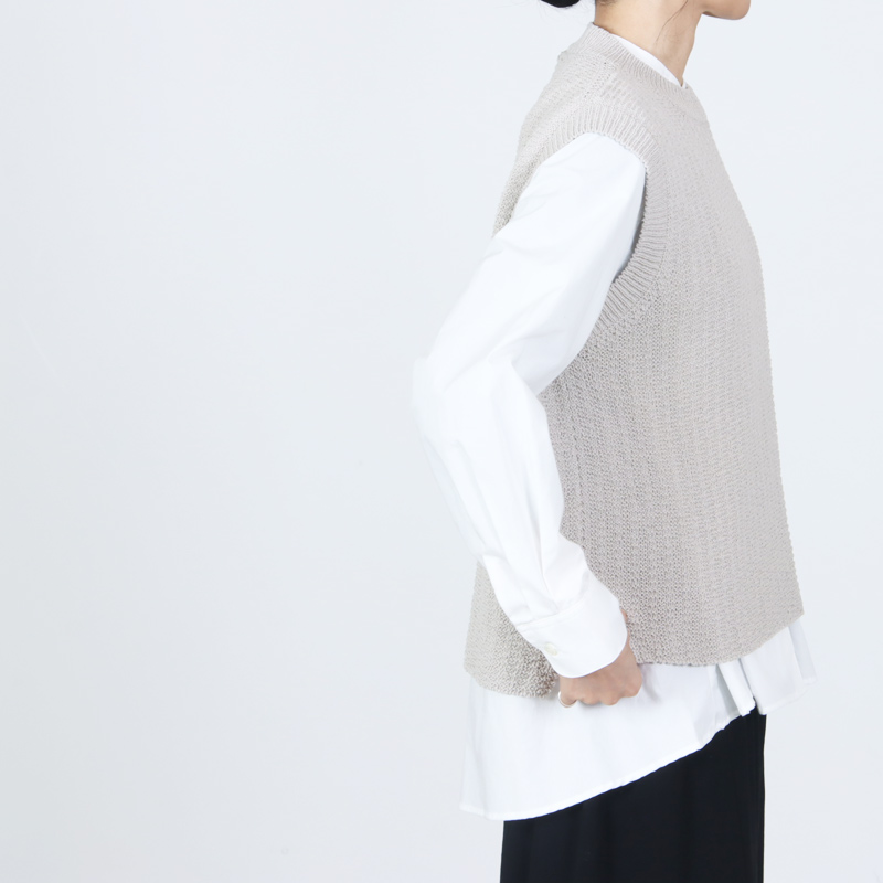 evameva(�������२����) cotton linen vest