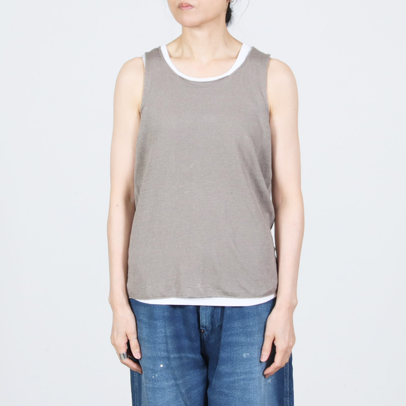 evameva(�������२����) linen sleeveless