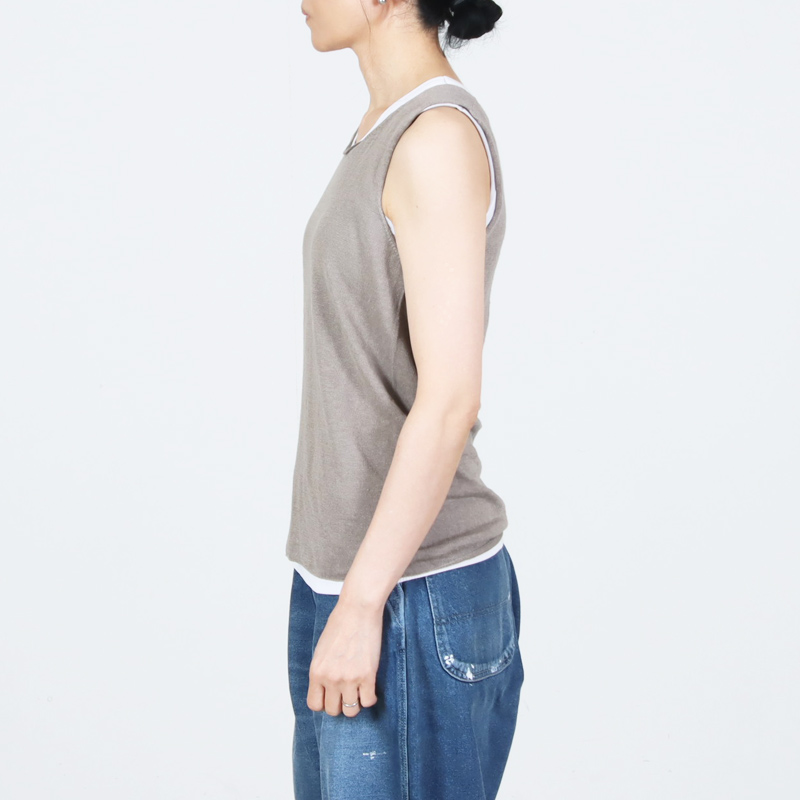 evameva(�������२����) linen sleeveless