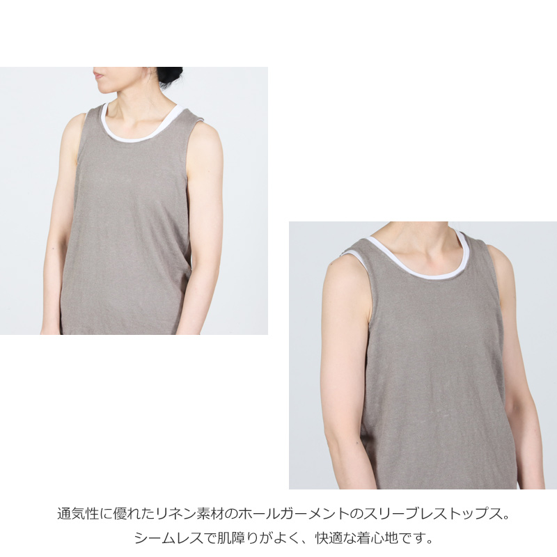 evameva(�������२����) linen sleeveless