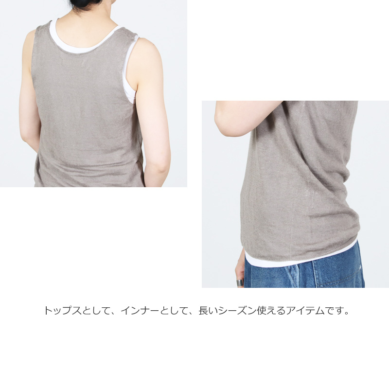 evameva(�������२����) linen sleeveless
