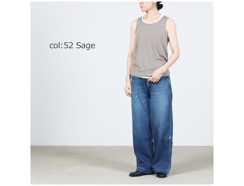 evameva(�������२����) linen sleeveless