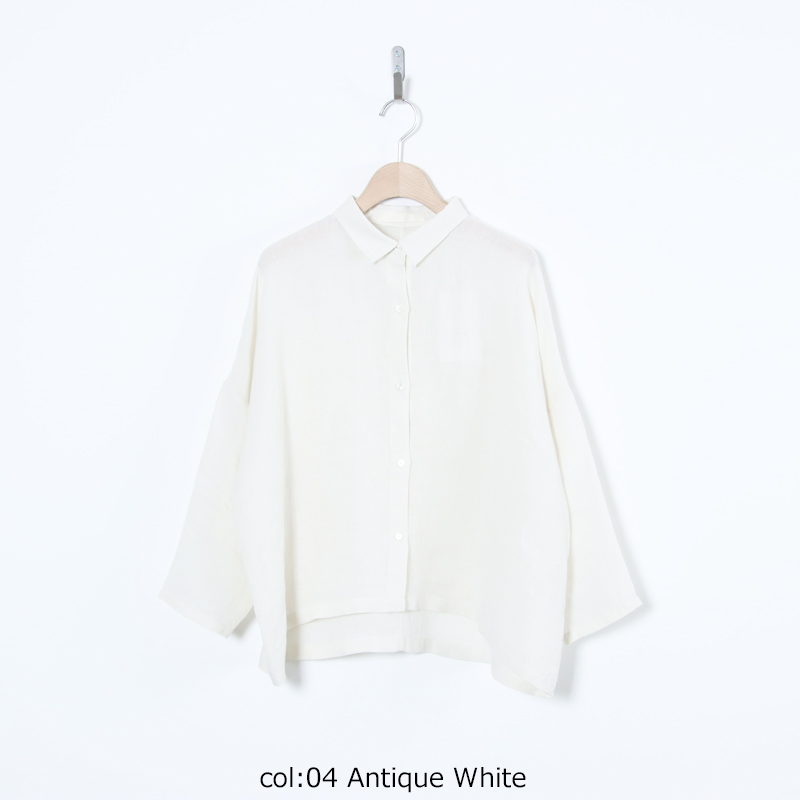 evameva(�������२����) linen wide shirt