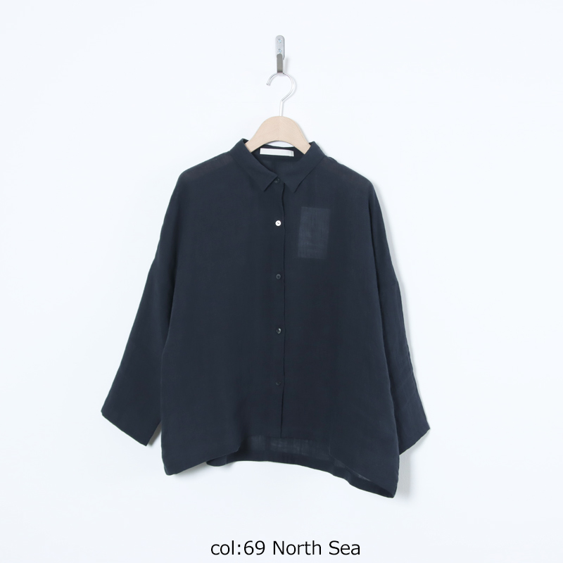 evameva(�������२����) linen wide shirt