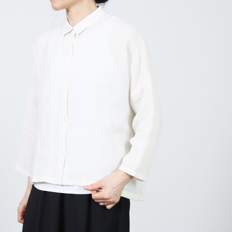 evameva(�������२����) linen wide shirt