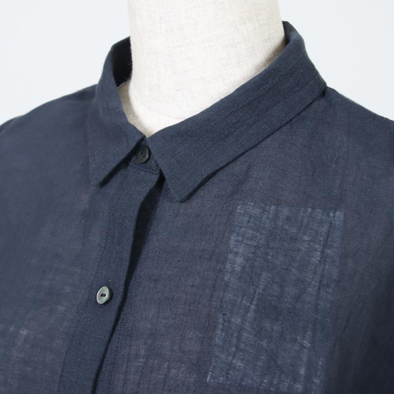 evameva(�������२����) linen wide shirt