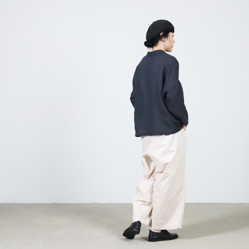 evameva(�������२����) linen wide shirt