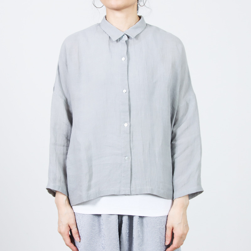evameva(�������२����) linen wide shirt