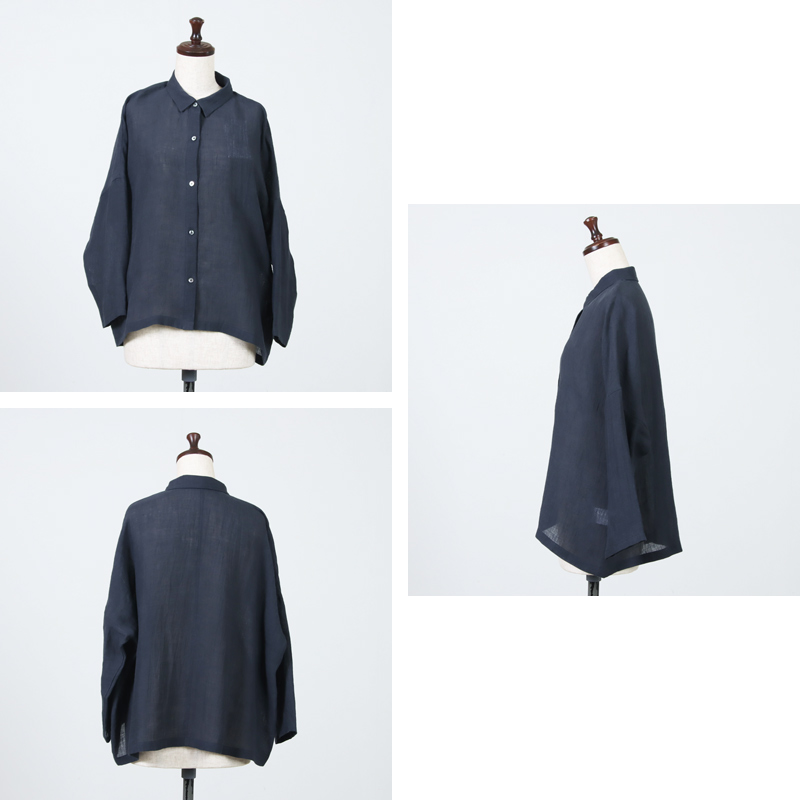 evameva(�������२����) linen wide shirt