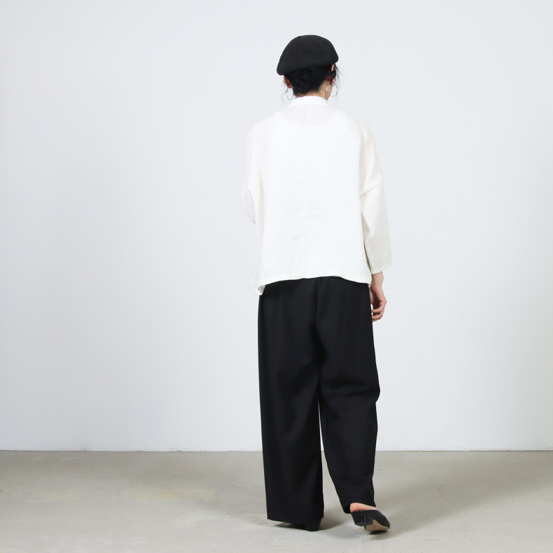 evameva(�������२����) linen wide shirt