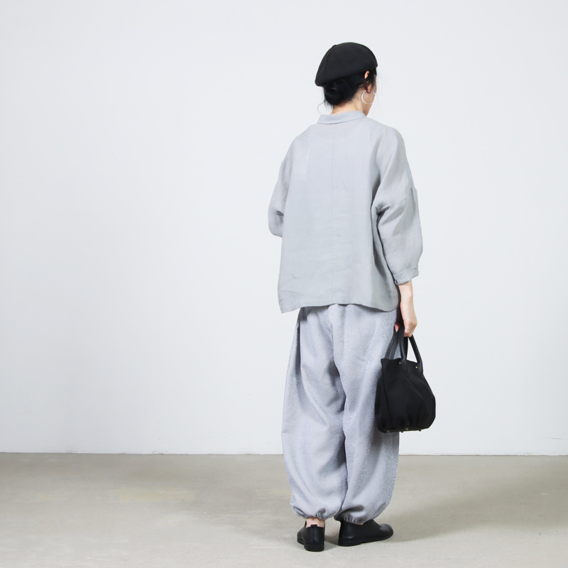 evameva(�������२����) linen wide shirt