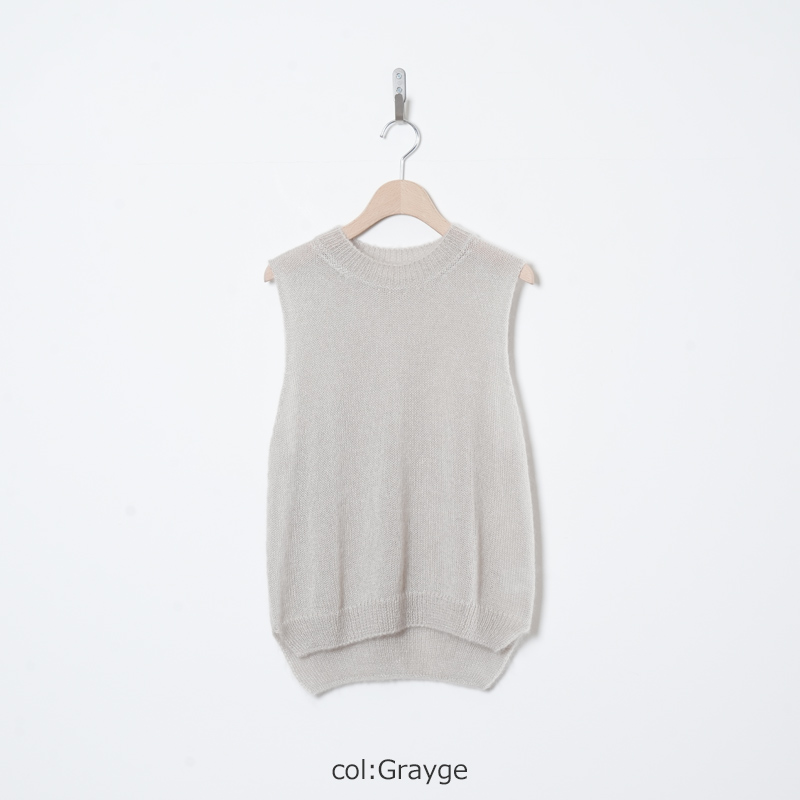 evameva(�������२����) mohair silk vest