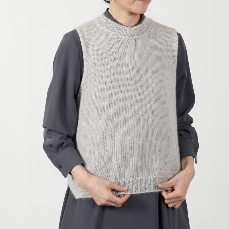 evameva(�������२����) mohair silk vest