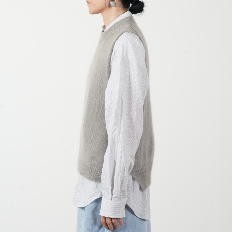 evameva(�������२����) mohair silk vest