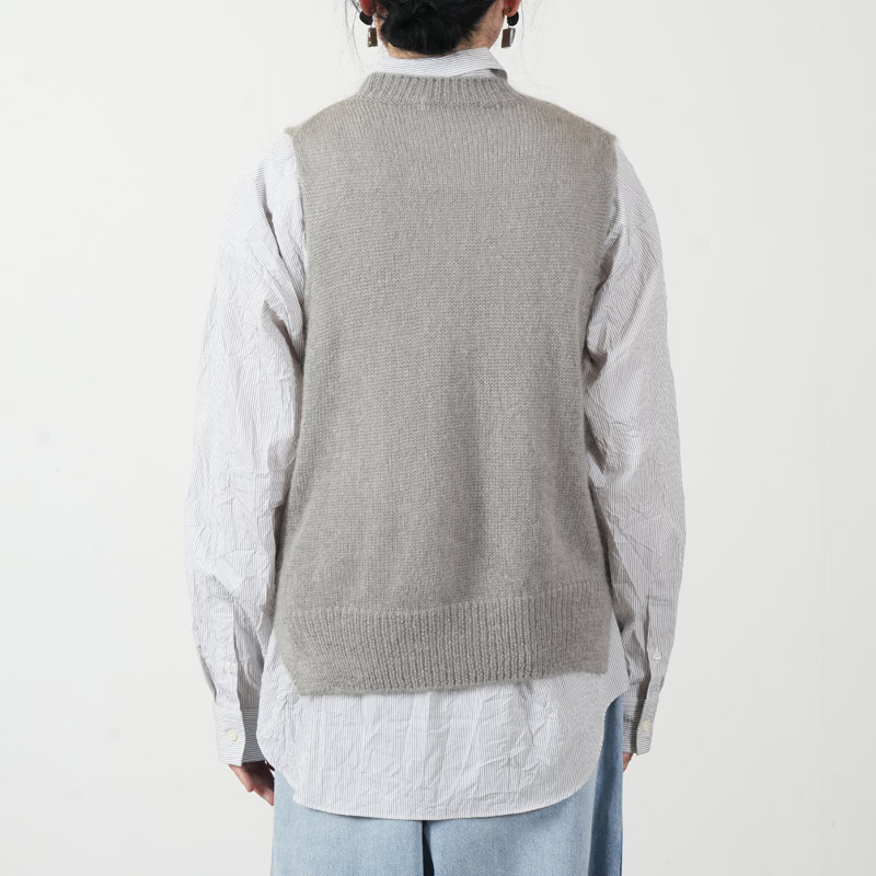 evameva(�������२����) mohair silk vest