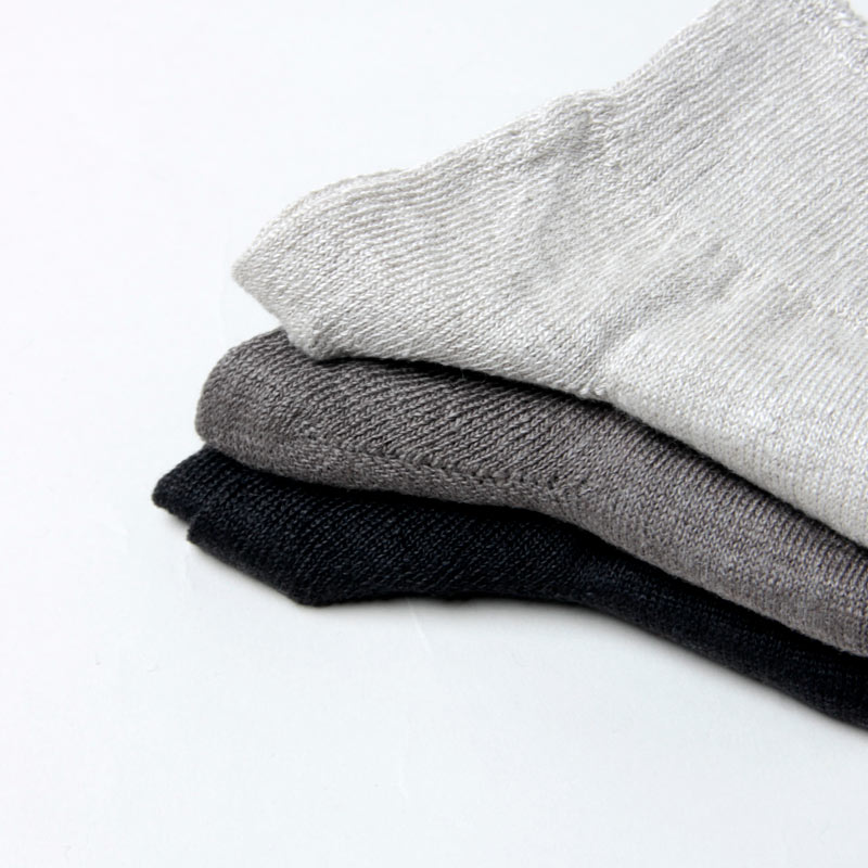 evameva(२) linen short socks