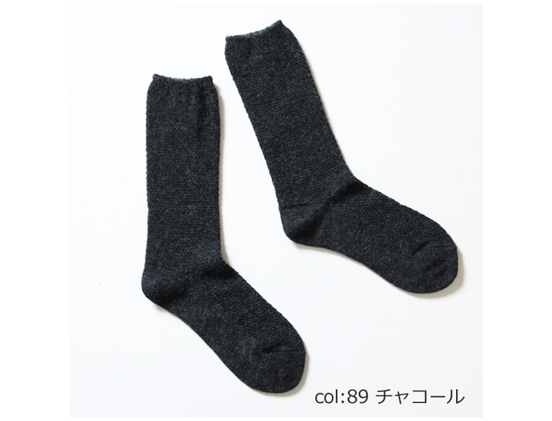 evameva(२) moss stitch socks