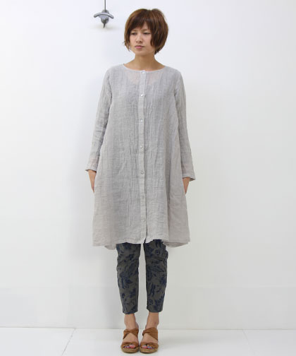 evameva / २ side tuck robe