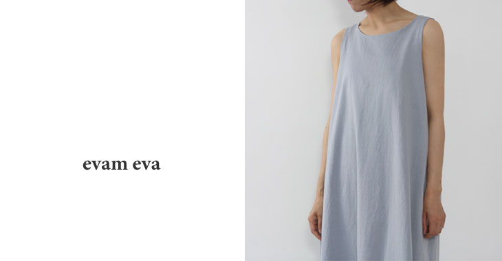 evameva / エヴァムエヴァ no sleeves one piece