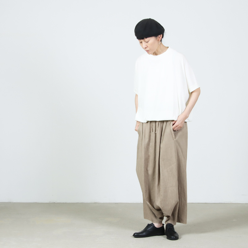 FACTORY (ファクトリー) 綿麻 サルエルパンツ