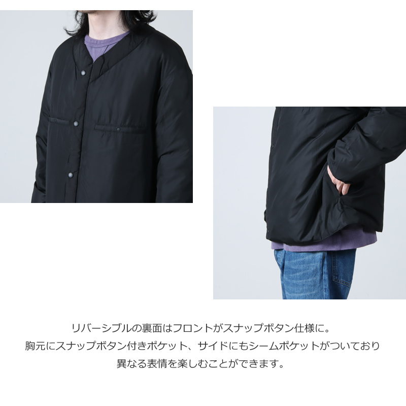 F/CE.(ե) REVERSIBLE RECYCLE DOWN CARDIGAN