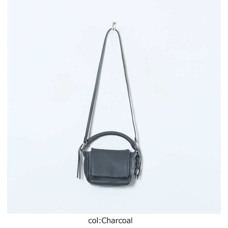 F/CE.(ե) TECH LEATHER MINI POUCH