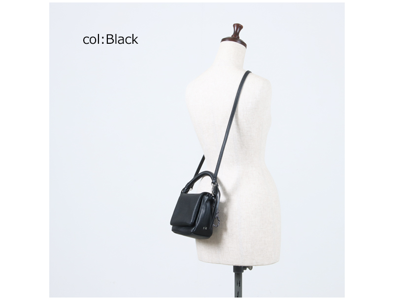 F/CE.(ե) TECH LEATHER MINI POUCH