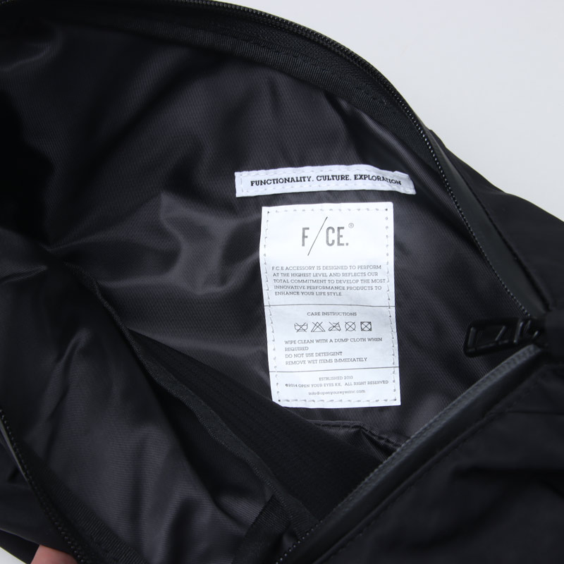 F/CE.(ե) TEXTURED TWILL HORN MINI SHOULDER BAG