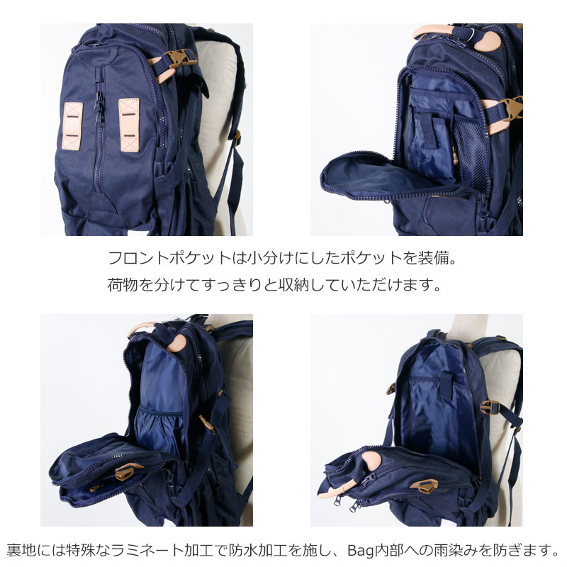 Ficouture (フィクチュール) CANVAS TRAVEL BACK PACK / キャンバス 