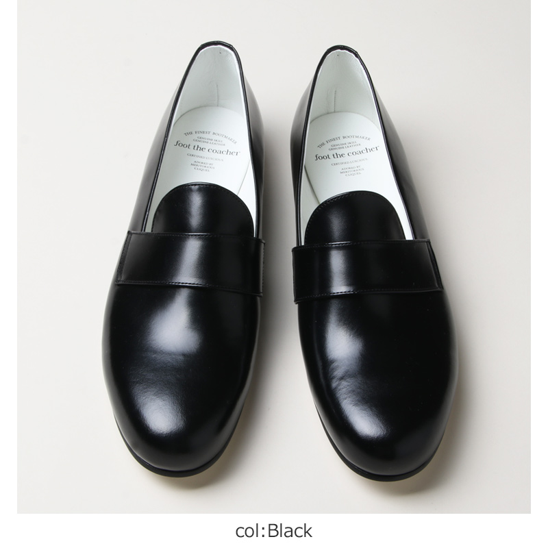 SALE／91%OFF】 foot the coacher FRENCH LOAFER ローファー US7.5 BLK