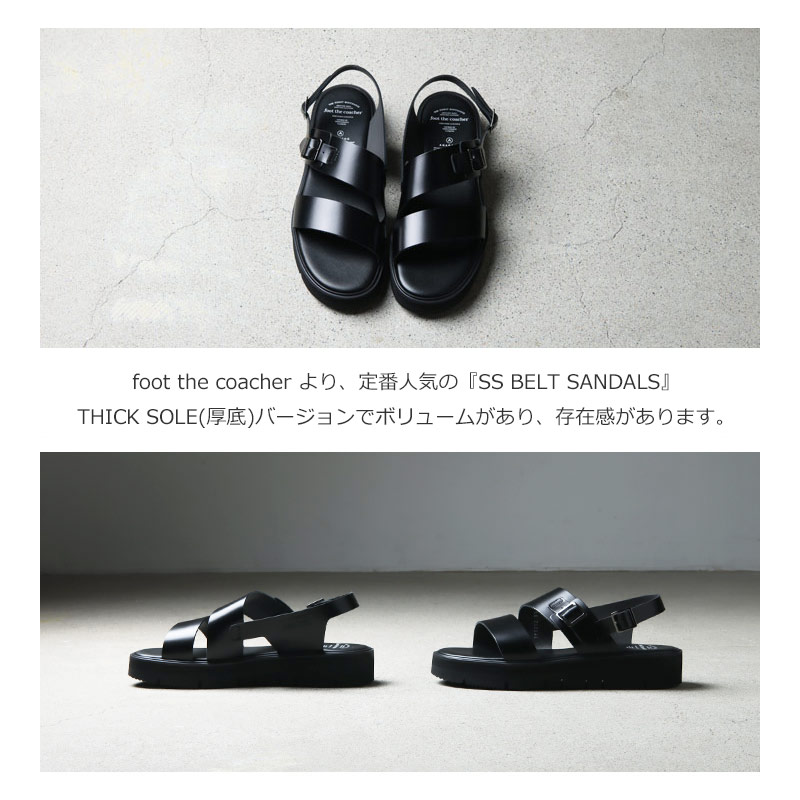 foot the coacher (フットザコーチャー) SS BELT SANDALS GLOXI CUT