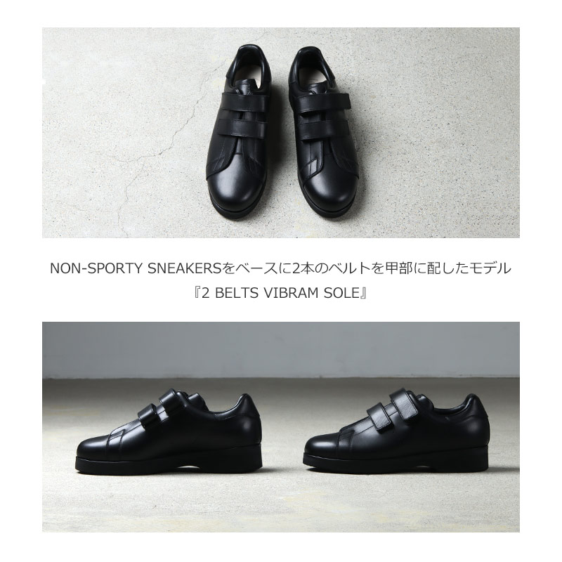 foot the coacher (フットザコーチャー) 2 BELTS VIBRAM SOLE / 2ベルトスニーカー