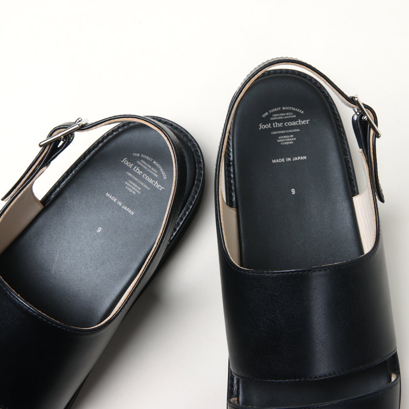 foot the coacher (フットザコーチャー) BACK BELT SANDALS HARDNESS 60 SOLE / バックベルトサンダル