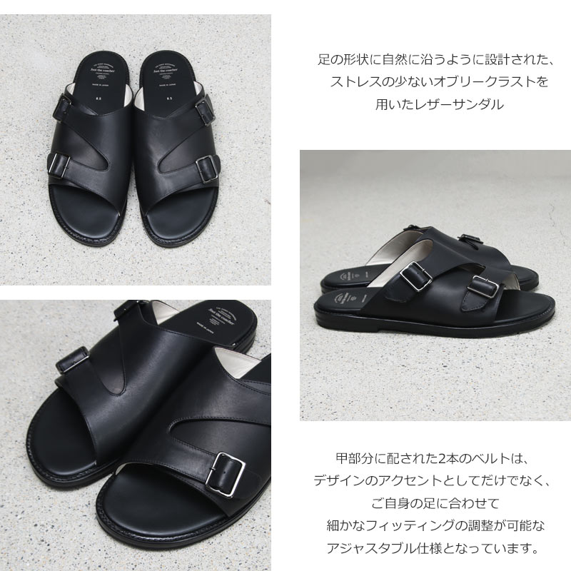 foot the coacher(�եåȥ��������㡼) DOUBLE BELT SANDALS - VIBRAM TILE MORFLEX