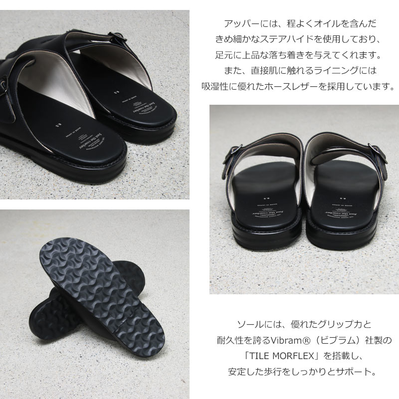 foot the coacher(�եåȥ��������㡼) DOUBLE BELT SANDALS - VIBRAM TILE MORFLEX