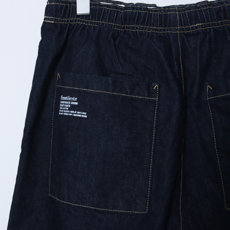Fresh Service(�ե�å��奵���ӥ�) CORPORATE DENIM EASY PANTS ��ONE WASH��
