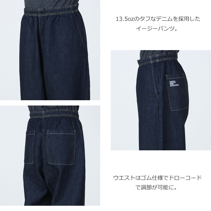 Fresh Service(�ե�å��奵���ӥ�) CORPORATE DENIM EASY PANTS ��ONE WASH��