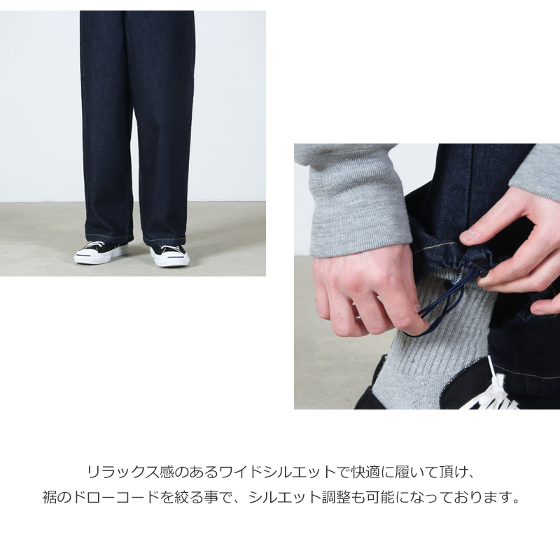 Fresh Service(�ե�å��奵���ӥ�) CORPORATE DENIM EASY PANTS ��ONE WASH��
