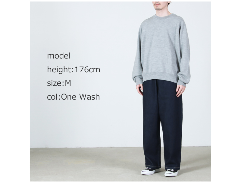Fresh Service(�ե�å��奵���ӥ�) CORPORATE DENIM EASY PANTS ��ONE WASH��