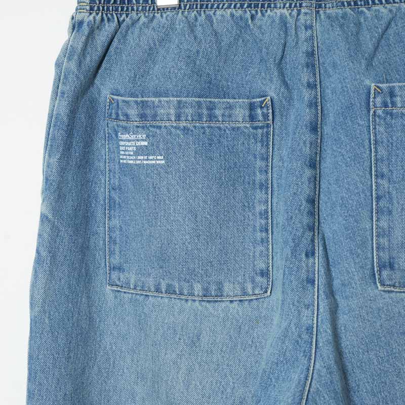 Fresh Service(�ե�å��奵���ӥ�) CORPORATE DENIM EASY PANTS