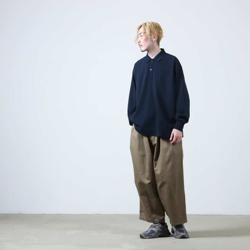 Fresh Service (フレッシュサービス) DRY PIQUE JERSEY L/S POLO