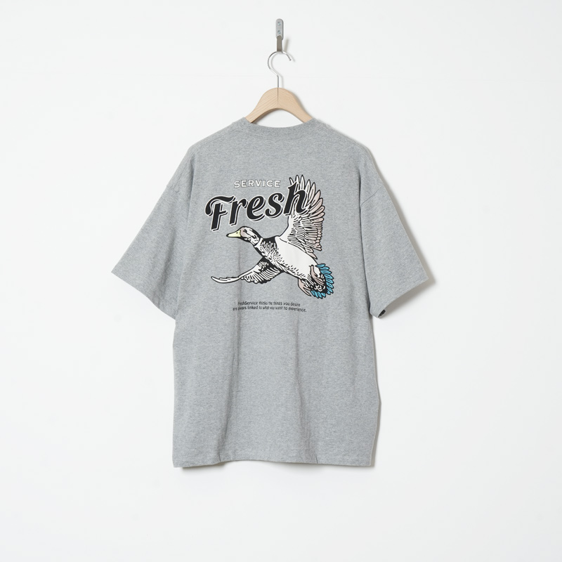 Fresh Service(�ե�å��奵���ӥ�) CORPORATE PRINTED S/S TEE ��BIRD��