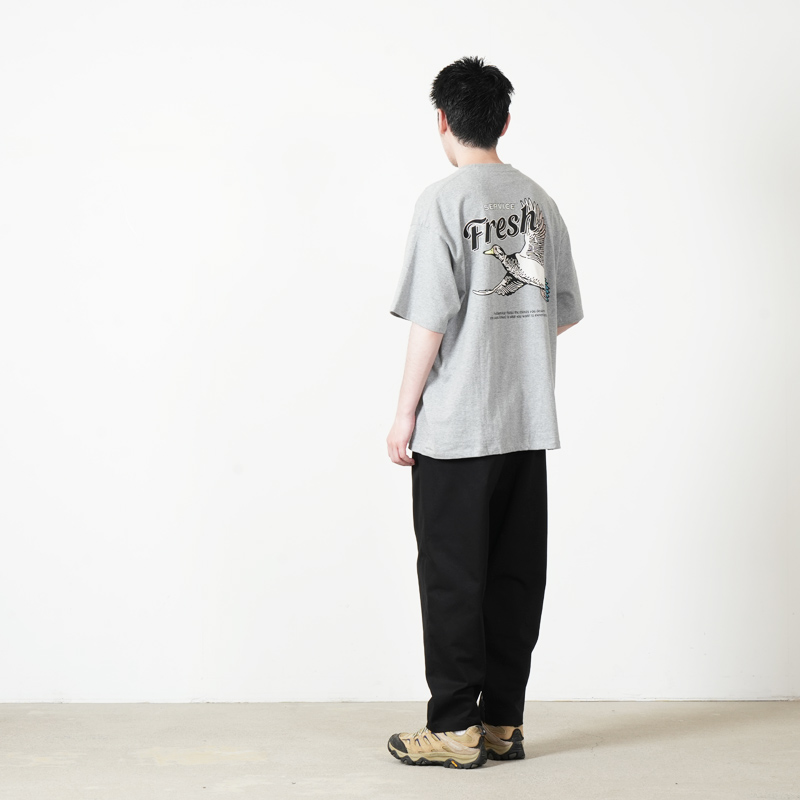 Fresh Service(�ե�å��奵���ӥ�) CORPORATE PRINTED S/S TEE ��BIRD��
