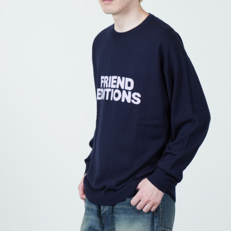 Fresh Service(�ե�å��奵���ӥ�) HIGH GAUGE INTARSIA KNIT FE MONOGRAM