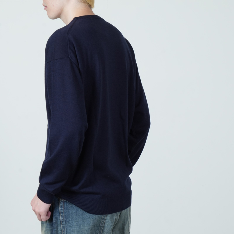 Fresh Service(�ե�å��奵���ӥ�) HIGH GAUGE INTARSIA KNIT FE MONOGRAM