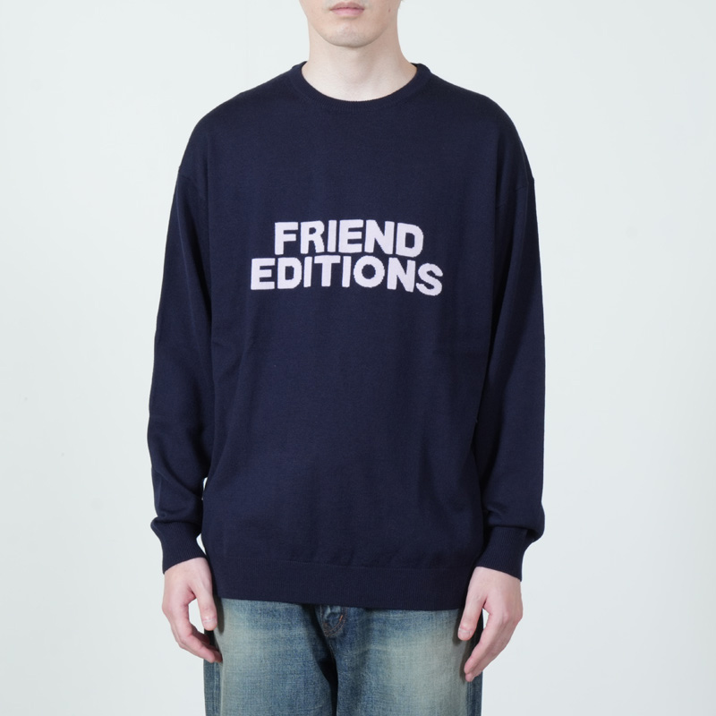 Fresh Service(�ե�å��奵���ӥ�) HIGH GAUGE INTARSIA KNIT FE MONOGRAM