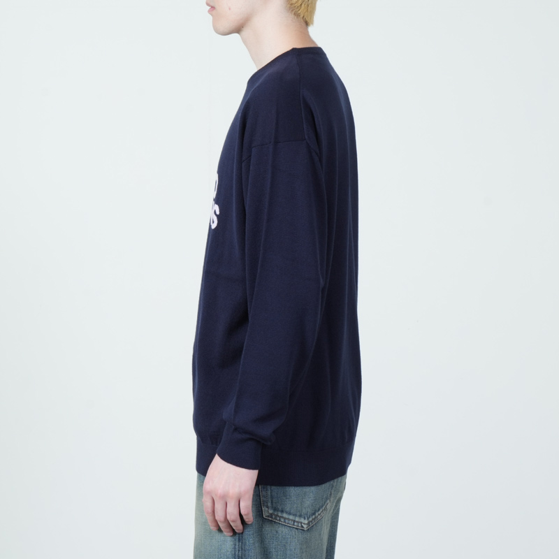 Fresh Service(�ե�å��奵���ӥ�) HIGH GAUGE INTARSIA KNIT FE MONOGRAM