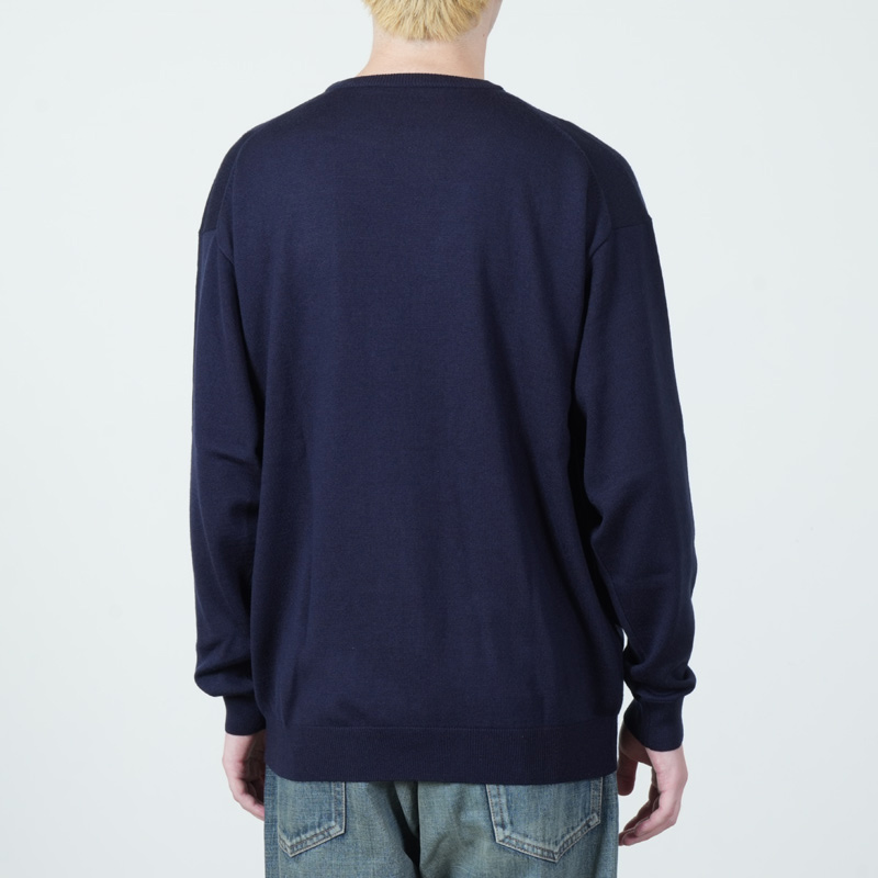 Fresh Service(�ե�å��奵���ӥ�) HIGH GAUGE INTARSIA KNIT FE MONOGRAM